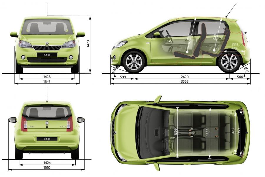  Skoda Citigo 5-Door 2012 года  (фото 2 из 56)